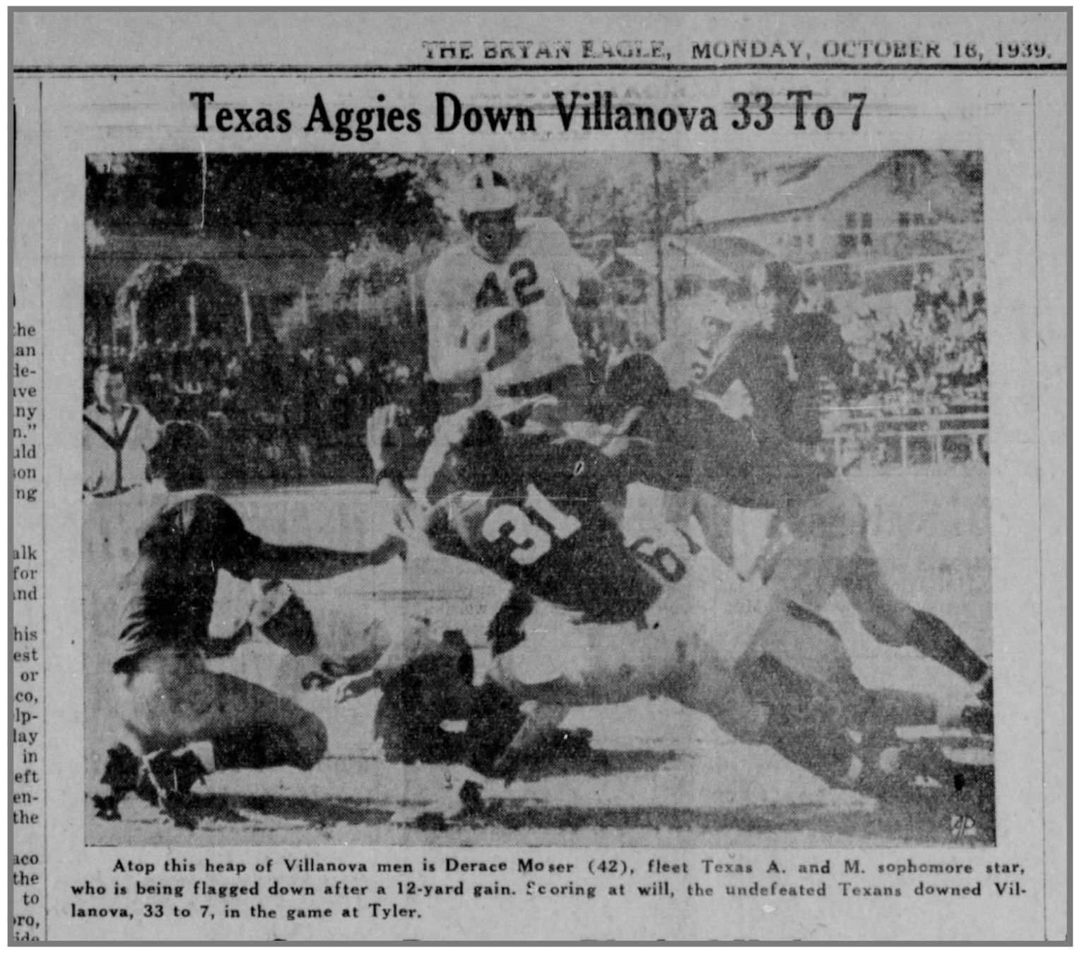 The Eagle Archives: October 16, 1939